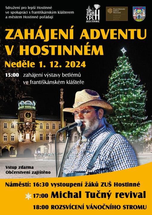 Zahájení adventu v Hostinném