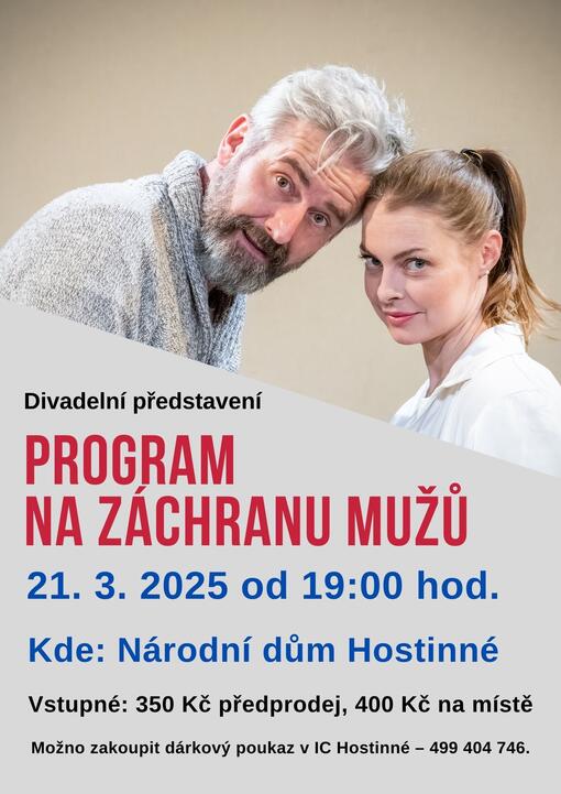 Program na záchranu mužů - divadelní představení 