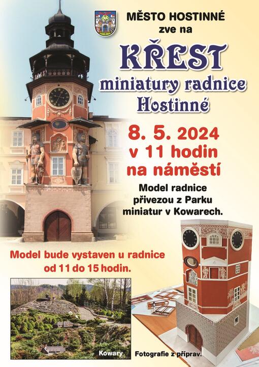 Křest miniatury radnice 
