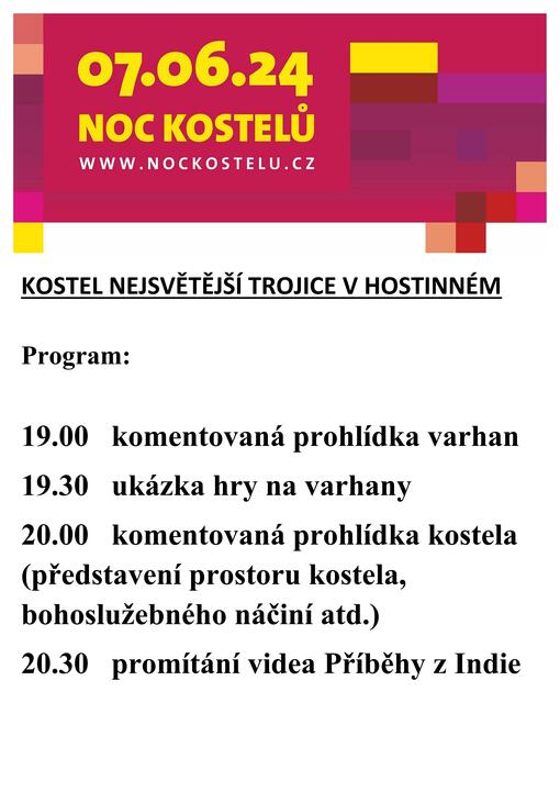 Noc kostelů Hostinné 