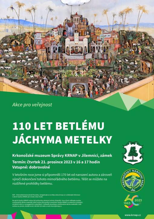 110 let betlému Jáchyma Metelky