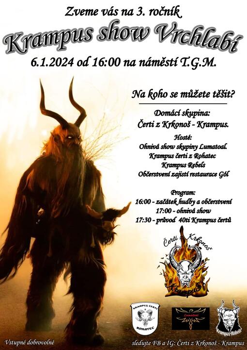 Krampus show Vrchlabí 