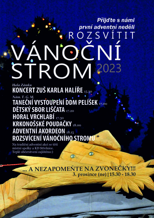 Rozsvícení vánočního stromu - Vrchlabí 