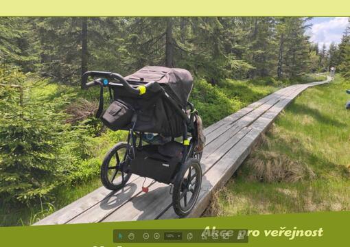 S kočárky po Krkonoších