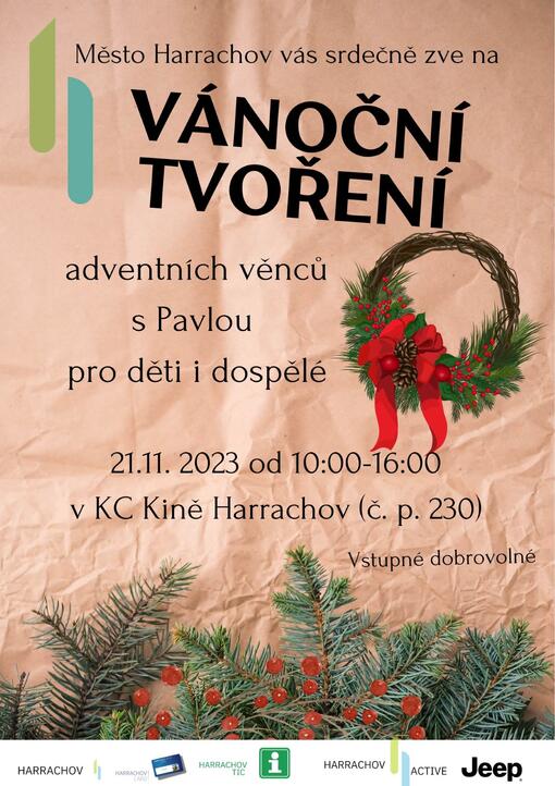 Vánoční tvoření věnců 