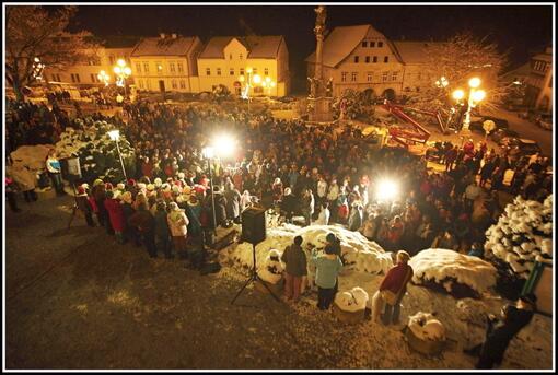 Rozsvícení vánočního stromu - Žacléř