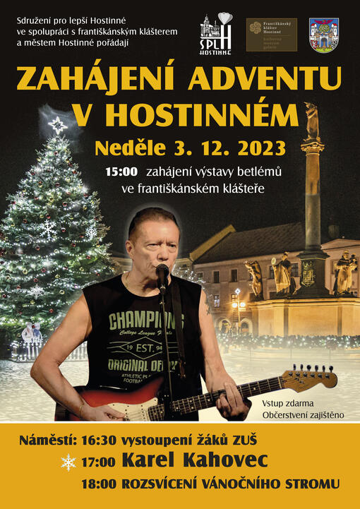 Zahájení adventu v Hostinném 