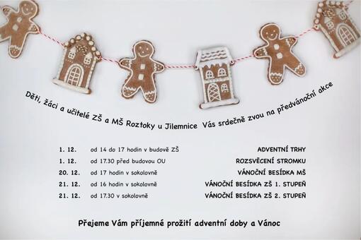 Rozsvícení vánočního stromu - Roztoky u Jilemnice