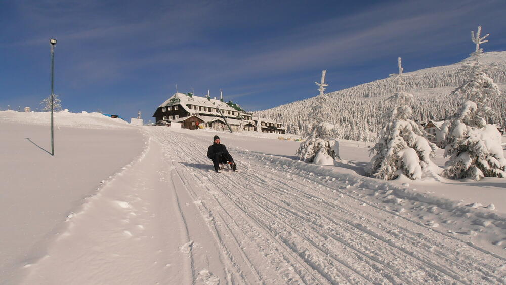 Sledge track Spindleruv Mlyn