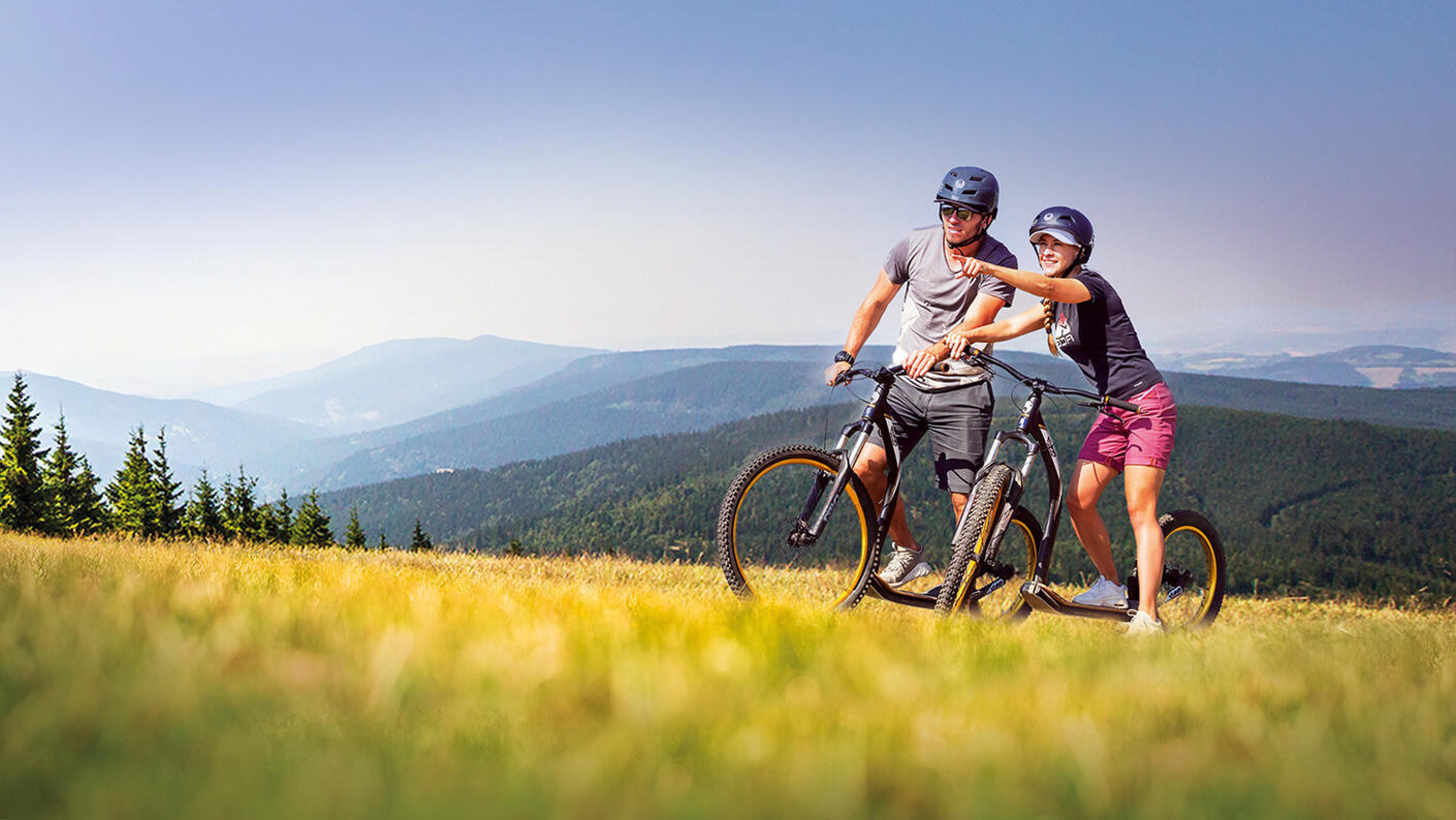 Hulajnogi w Szpindlerowym Młynie