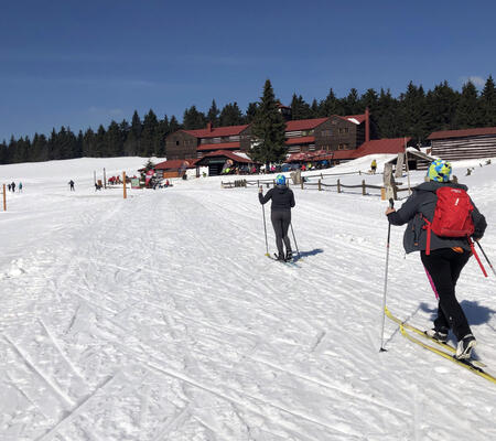 Z Pece pod Sněžką do Hoffmanovy boudy