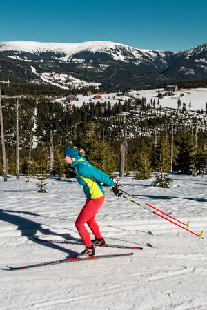 Běžkaři na Černé hoře