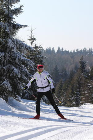 Cross country track in Harrachov