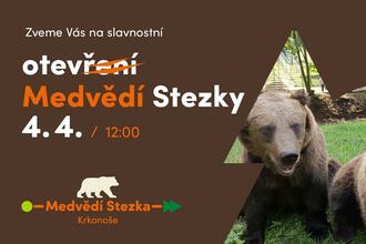 Medvědí stezka se v Krkonoších otevře už 4. dubna