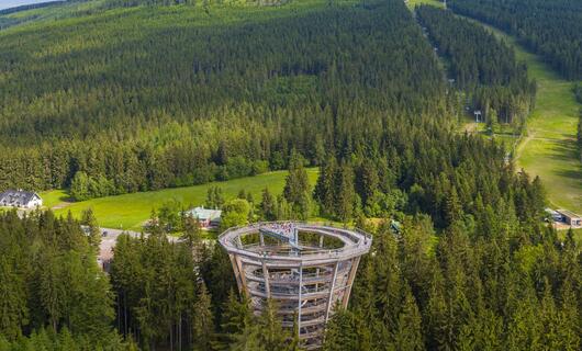 Stezka korunami stromů Krkonoše