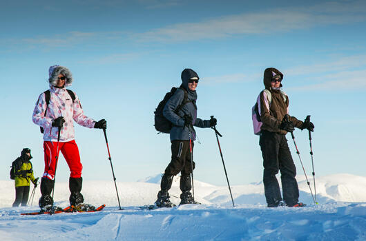 Krkonošemi na sněžnicích