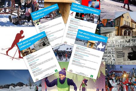 TOP akce v Krkonoších leden 2024