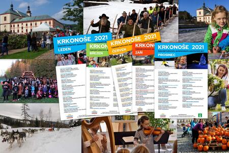 Roční kalendář akcí v Krkonoších 2021
