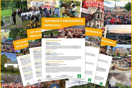 Top akce v Krkonoších srpen 2023