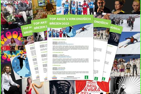 TOP akce v Krkonoších březen 2023 