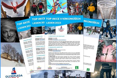 TOP akce v Krkonoších leden 2023 