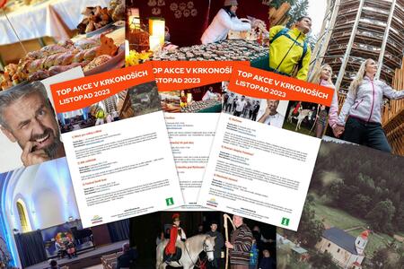TOP akce v Krkonoších listopad 2023