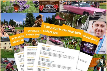 TOP akce v Krkonoších srpen 2021